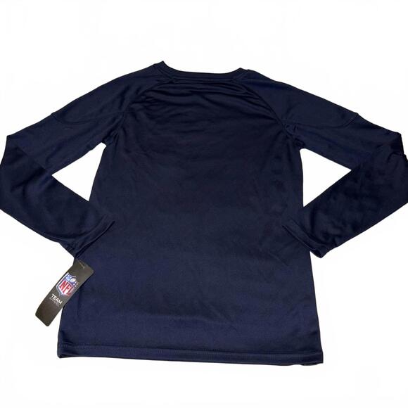 NWT New England Patriots NFL Combine Youth Medium Authentic Long Sleeve Shirt - Picture 7 of 7